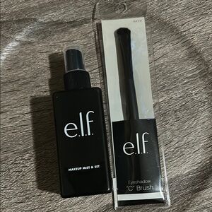 e.l.f. Cosmetics Mist & Set Setting Spray & Eyeshadow “C” Brush